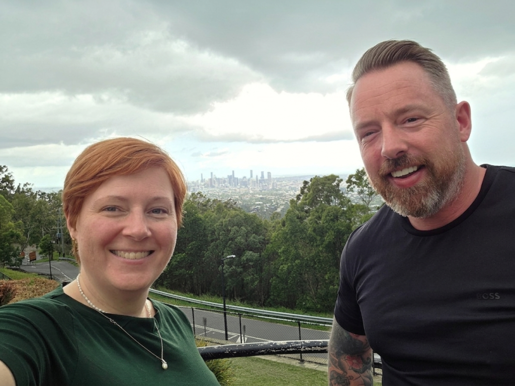 COO and Commercial Director, Bettina Knudsen, with APAC Regional Director, Marc Blackburn.